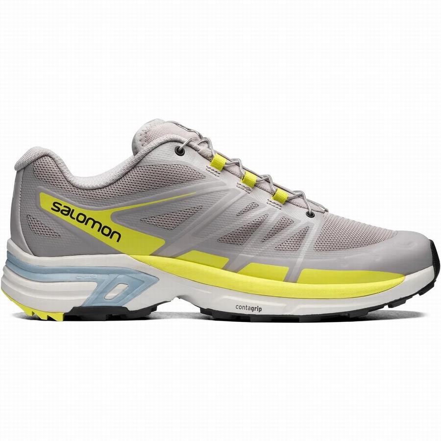 Salomon Xt-wings 2 Trailové Běžecké Boty Pánské Světle Šedé [FWY7161MS]